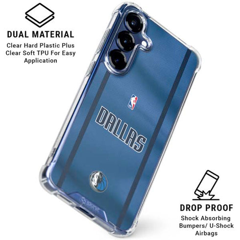 NBA Dallas Mavericks Jersey Galaxy S25 Clear Case